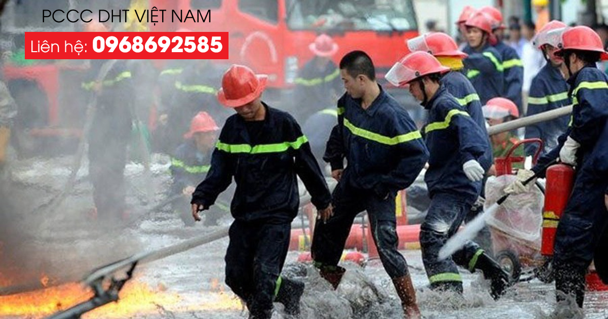 PCC DHT Việt Nam hỗ trợ phòng chống cháy nổ