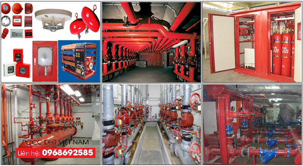 Thiết bị chữa cháy tại khu công nghiệp Thái Hoà, Liễn Sơn, Liên Hoà