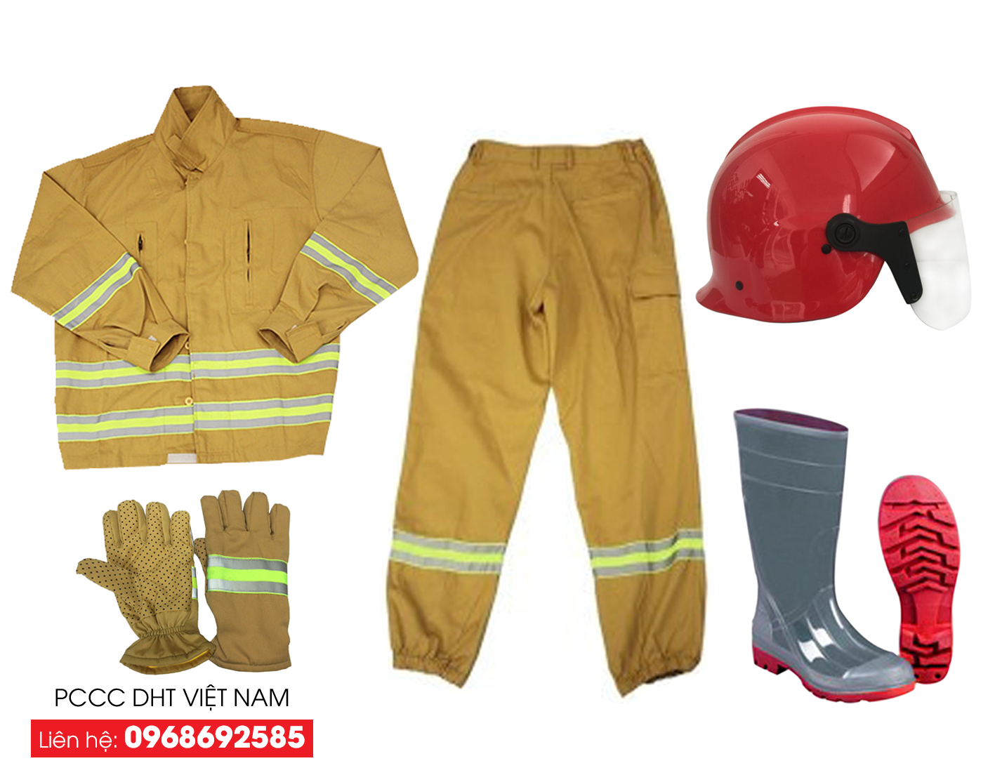 Bộ quần áo cho đội pccc cơ sở tại Bắc Ninh.