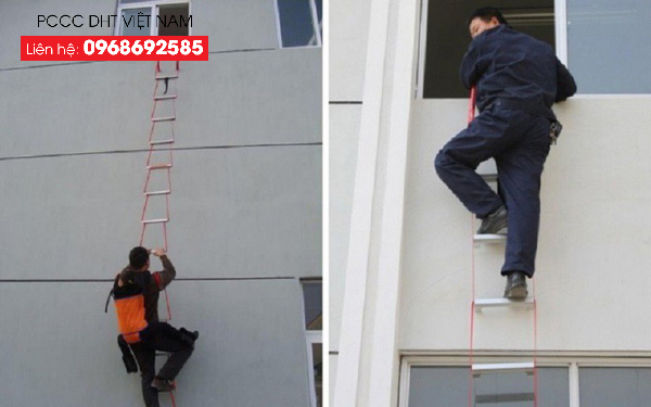 Thang dây chữa cháy tại Hải Dương
