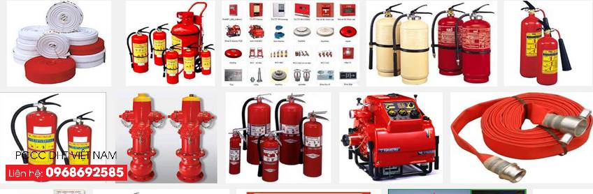 Các thiết bị chữa cháy được sản xuất tại Vu Lai