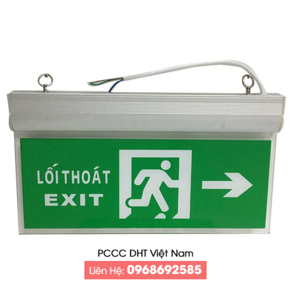 Đèn exit thoát hiểm dạ quang rẻ nhất tại Hoàng Mai, Hà Nội